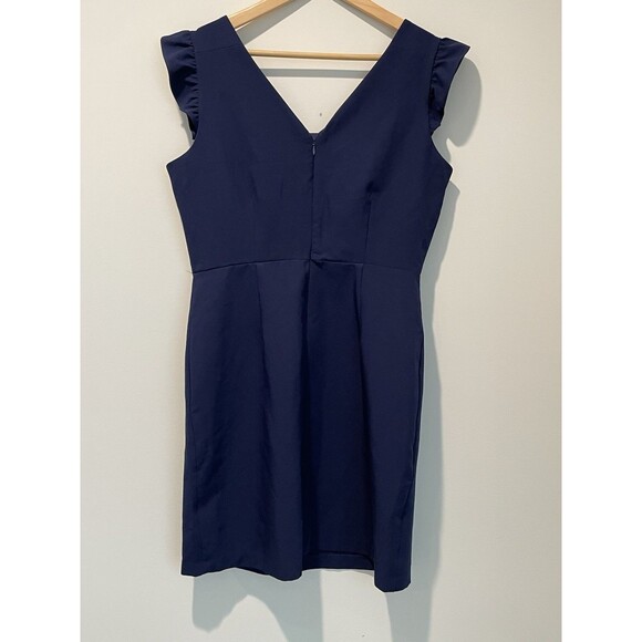 Sam Edelman Navy Blue Mini Cocktail Formal Dress Size 10 - Picture 4 of 5
